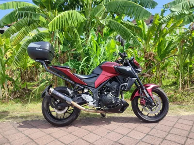 Yamaha MT-25 أسود-أحمر + Box